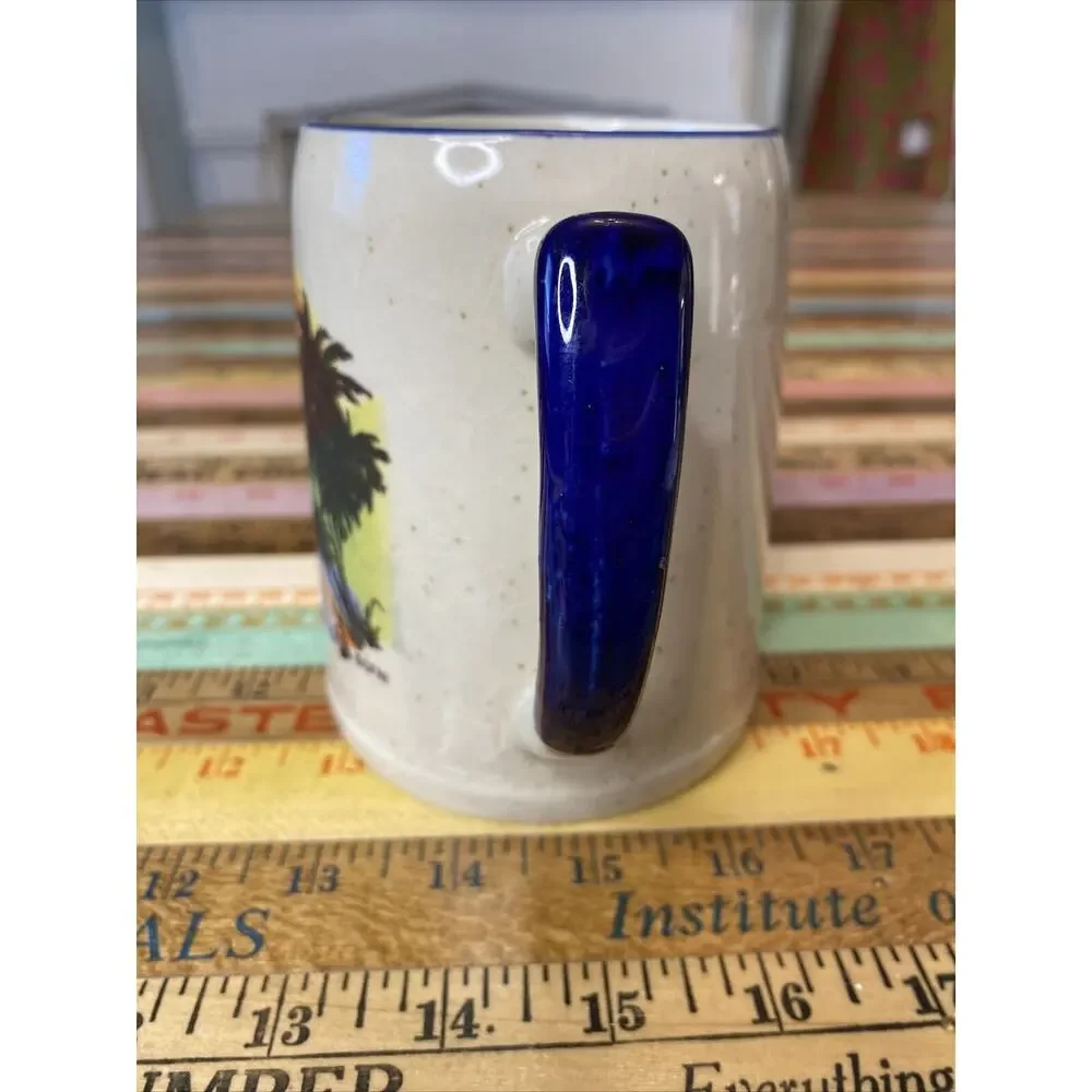 VINTAGE Outer Banks NC Nags Head Ceramic Beer Stein Coffee Mug OBX Hatteras NC